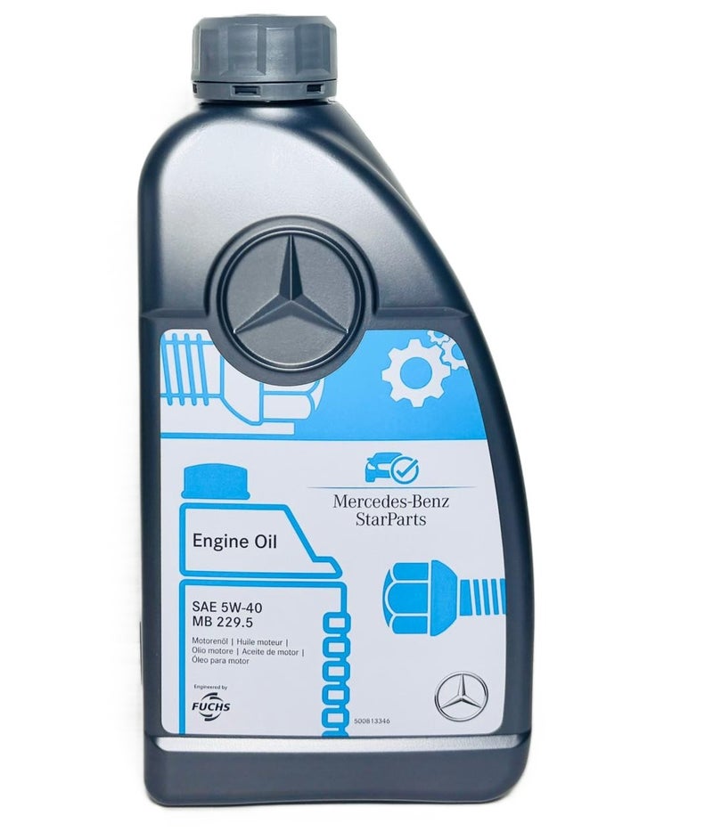 Mercedes-Benz 5W40 Fully Synthetic Genuine Engine Oil 1Ltr - Image 1